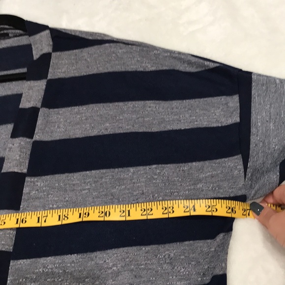 Espresso striped cardigan size 1X - Picture 8 of 11